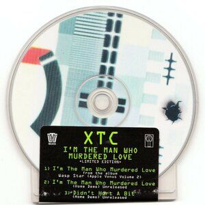 XTC I'm The Man Who Murdered Love CD NEW SEALED Clam Case RARE